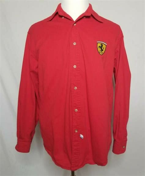 ferrari button down shirt