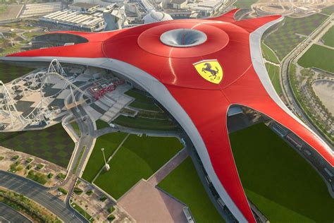 ferrari theme park dubai roller coaster