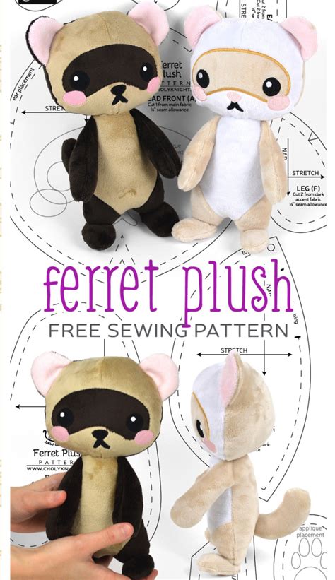 Ferret Stuffed Animal Pattern