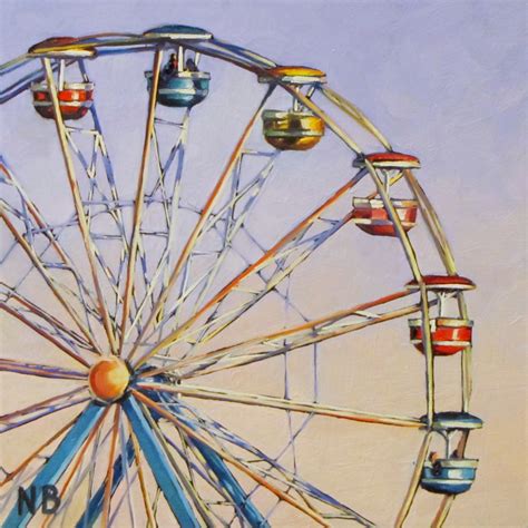 Ferris Wheel Painting Painting by Magomed Magomedagaev