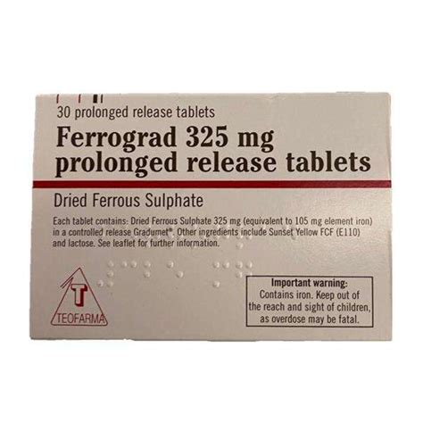 ferrograd tablets side effects