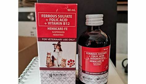 Ferrous Sulfate Dosage For Dogs Sun Pharma Film Coated Red Tablets 325