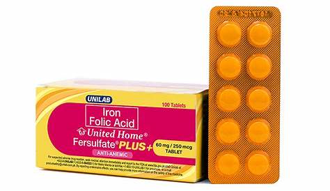 Ferrous Sulfate Folic Acid Capsule Foralivit + + Vitamin