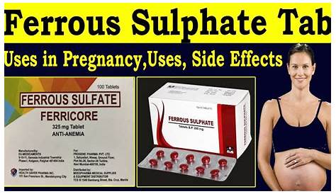 Ferrous Sulfate Side Effects In Pregnancy Anaemia