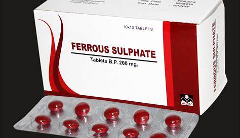 Ferrous Sulfate Tablets 200mg Essential Sulphate Iron 100