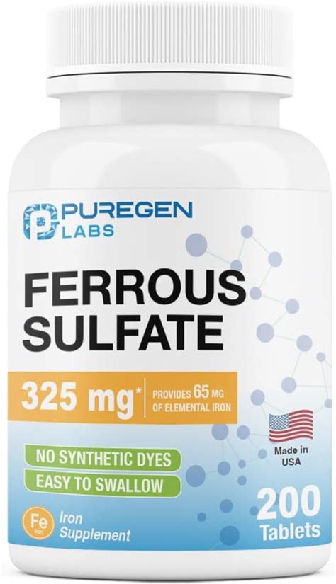 Unlock the Power of Ferrous Sulfate 325: Boost Your Iron Levels Naturally