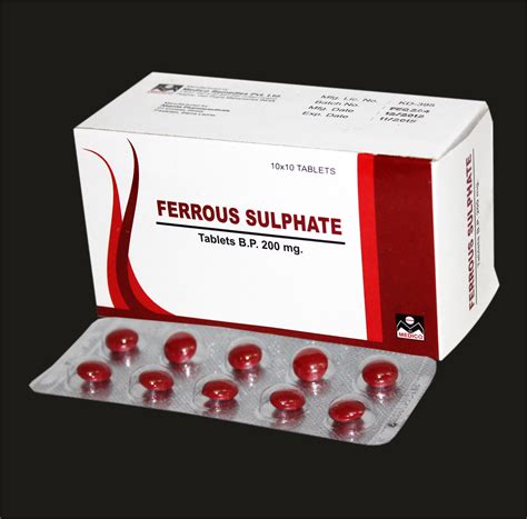 ferrous sulphate tablets side effects