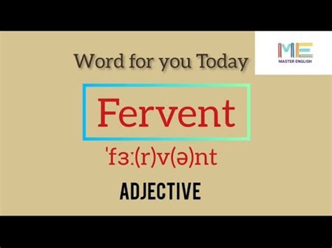 fervent meaning in tamil with example