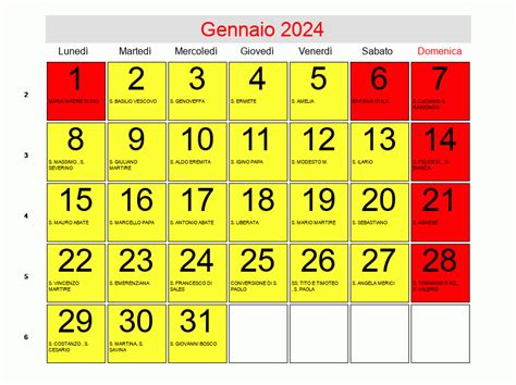 feste a gennaio 2024