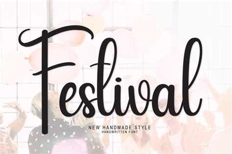 festival font
