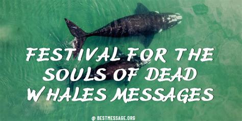 festival for the souls of dead whales