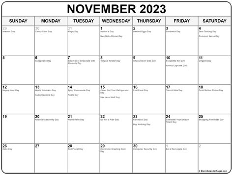 festival in november 2023