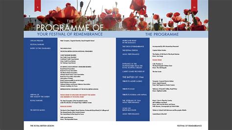festival of remembrance order of service