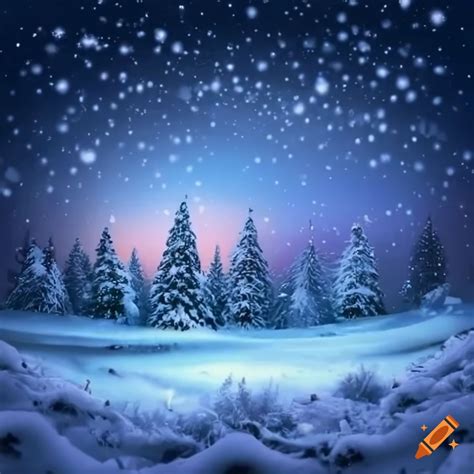 Image of a festive December scene with snow, presents and a decorated Christmas tree.