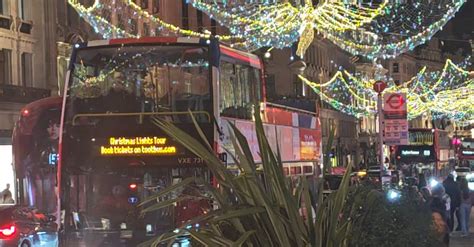 festive London bus