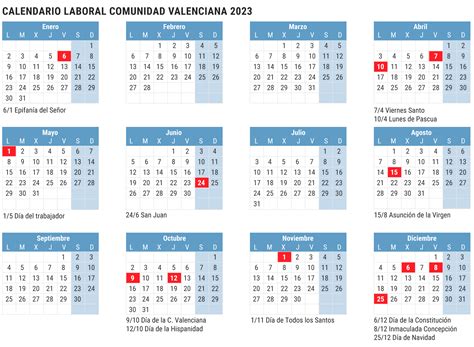 festivos comunidad valenciana 2023 fiestas