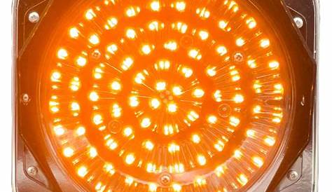 FEU ORANGE LEDS CLIGNOTANT D200MM 160330 Feu Orange Leds