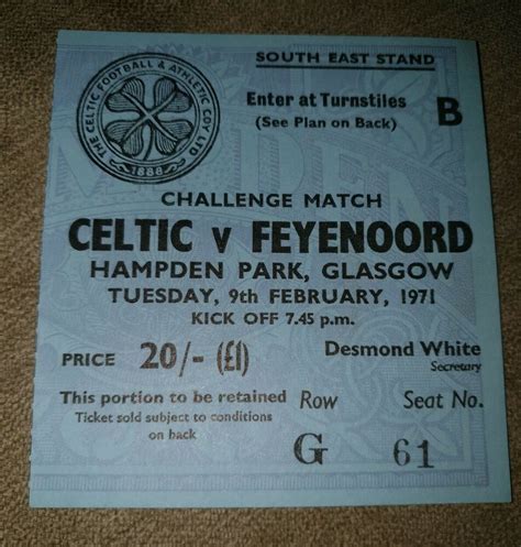 feyenoord v celtic tickets