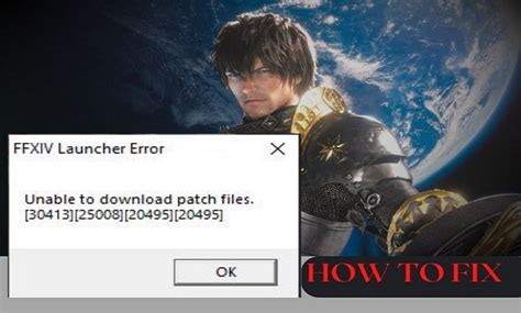 ff14 unable to download patch files 30413