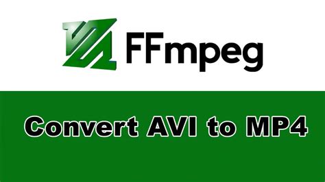 ffmpeg avi to mp4 h264