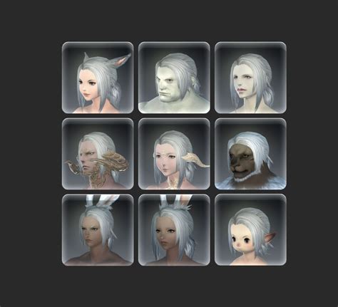 ffxiv hairstyles by number