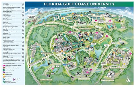 fgcu map of campus