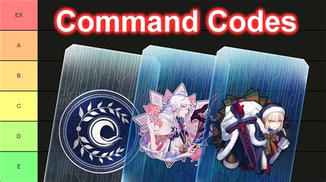 fgo command codes recommendations