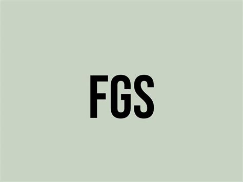 fgs meaning in chat