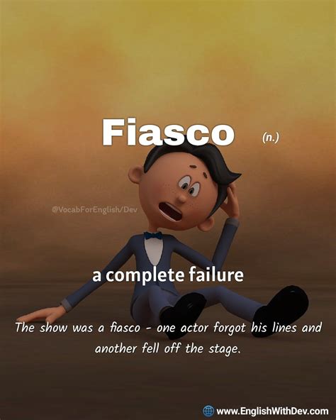 fiasco definition meaning