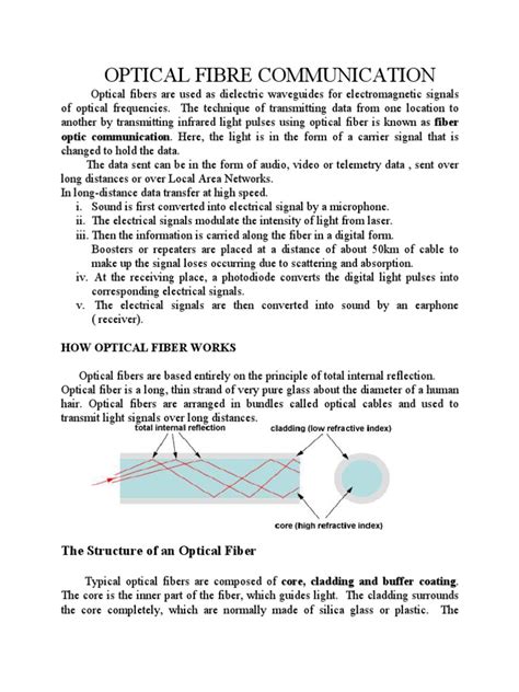 fiber optic communication notes pdf