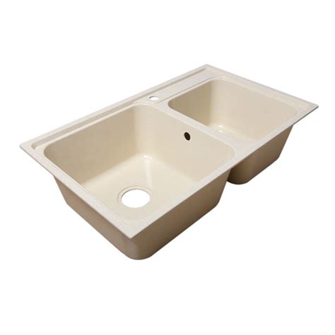Fiberglass Double Kitchen Sink