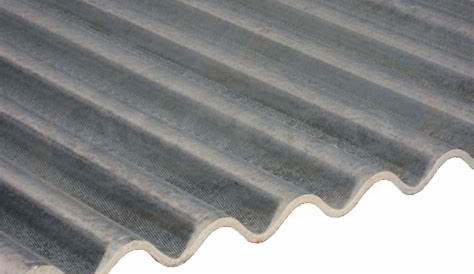 Eternit Profile 3" Fibre Cement Roof Sheet Natural Grey