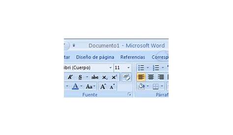 Pantalla Principal De Microsoft Word Y Sus Partes