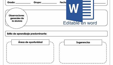 Ficha Descriptiva Por Alumno Preescolar - kulturaupice