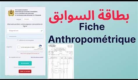 Fiche Anthropometrique Maroc 2017 Au DemaxDe
