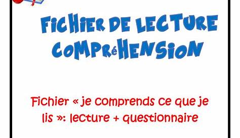 Fiche De Preparation Lecture Comprehension Ce2 Compréhension à La CE2 Cahier D'exercices