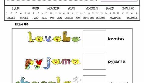 mots 2 Lecture de mots, Lecture en maternelle, Exercice