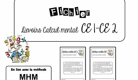 MHM – CE2 | Ce2, Maths ce2, Ce1 ce2