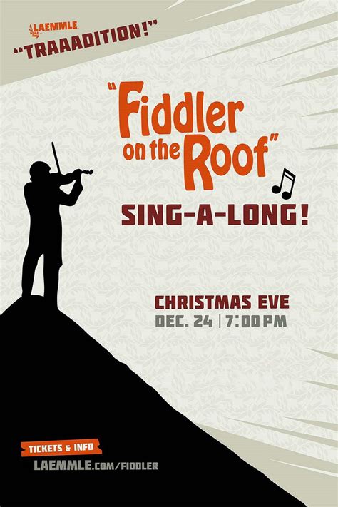 fiddler on the roof sing along los angeles 2014