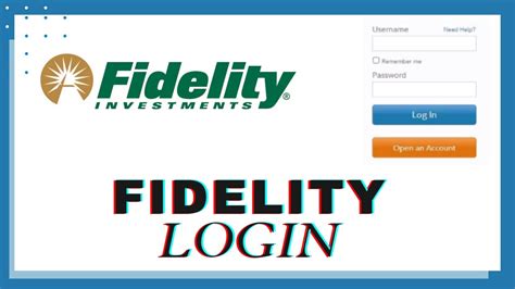 fidelity funds login into account