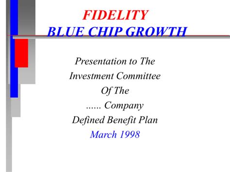 fidelity investments blue chip growth