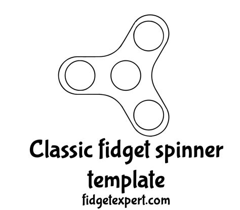 Fidget Spinner Templates Printable Pinterest