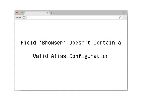 Field &#039;Browser&#039; Doesn&#039;t Contain A Valid Alias Configuration Storybook Angular