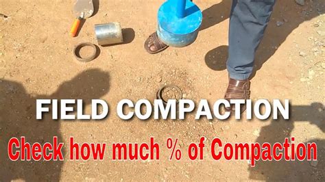 field compaction test of soil