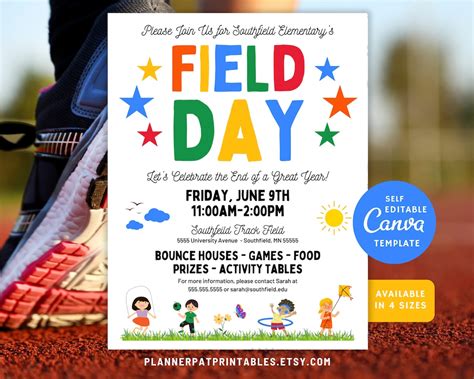 Field Day Flyer Canva