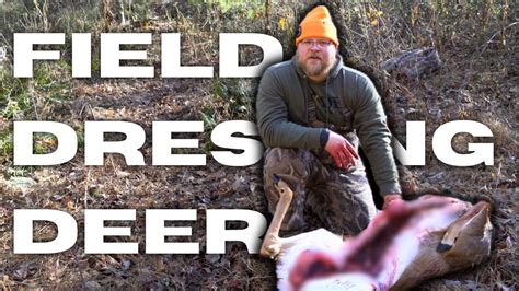 field dressing a doe