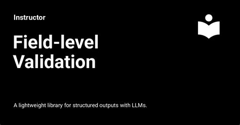 Field Level Data Validation