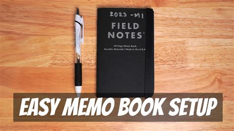 Field Notebook Uses