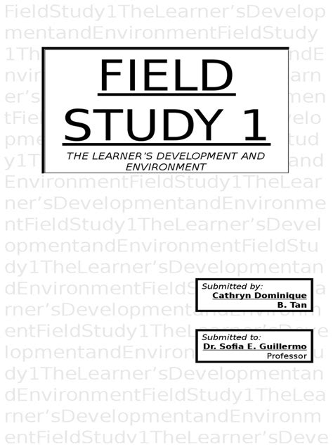 field study 1 and 2 pdf