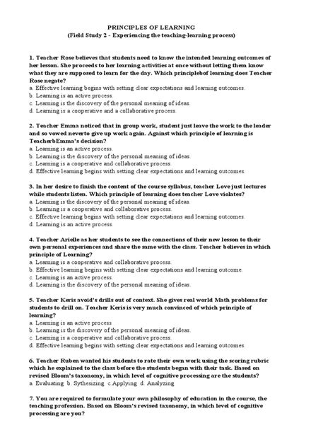 Field Study Let Reviewer